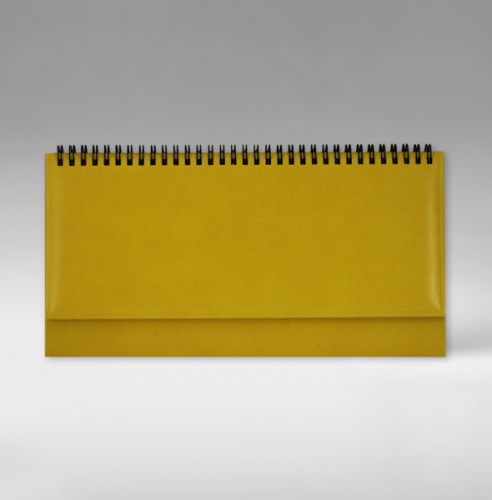 Планнинг, датированный, Классик, белая, золотой срез, 15х38 см, фиксированный, Карачи, желтый