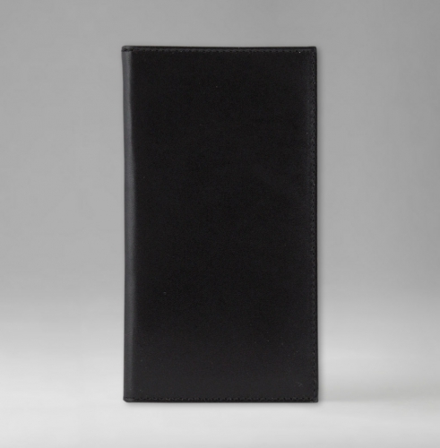 Телефонная книга, с РУС. регистром, Рубрика, джалла, золотой срез, 8х15 см, фиксированный, Рустик, черный