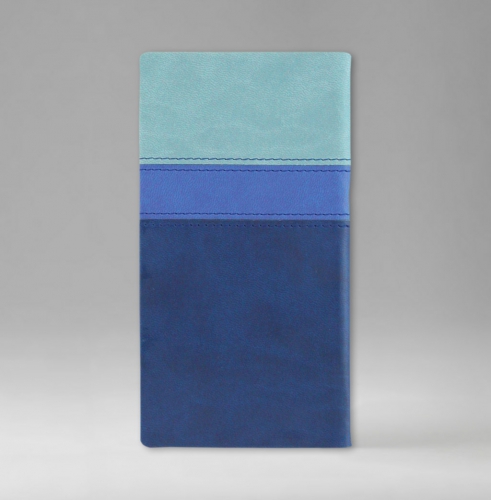 Телефонная книга, с РУС. регистром, Рубрика, джалла, золотой срез, 8х15 см, фиксированный, Принт Триколор, голубой