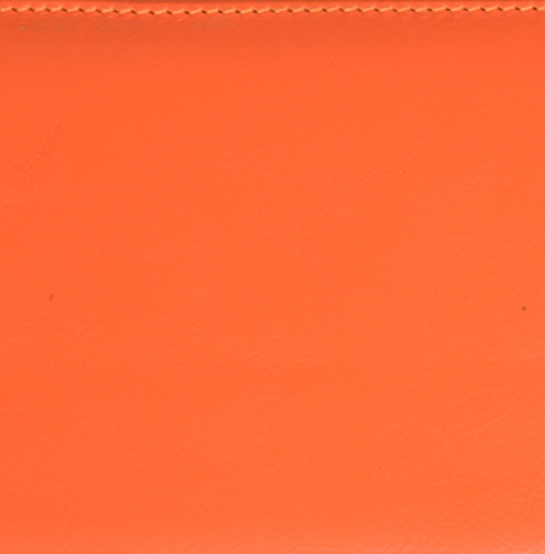Ежедневник, датированный, Классик, белая, серебряный срез, 15х21 см, фиксированный, Наппа, оранжевый