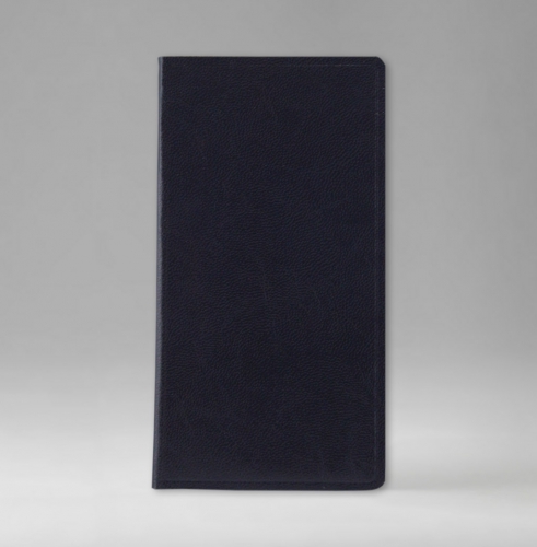 Телефонная книга, с РУС. регистром, Рубрика, белая, серебряный срез, 8х15 см, фиксированный, Карачи, синий