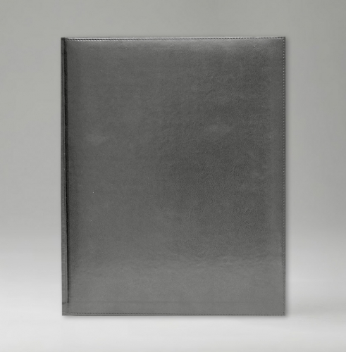 Еженедельник, датированный, Классик, белая, серебряный срез, 21х26 см, фиксированный, Каприс, серебристый
