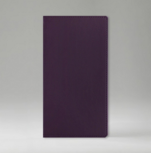Телефонная книга, с РУС./LAT. регистром, Рубрика, белая, серебряный срез, 8х15 см, фиксированный, Принт, фиолетовый