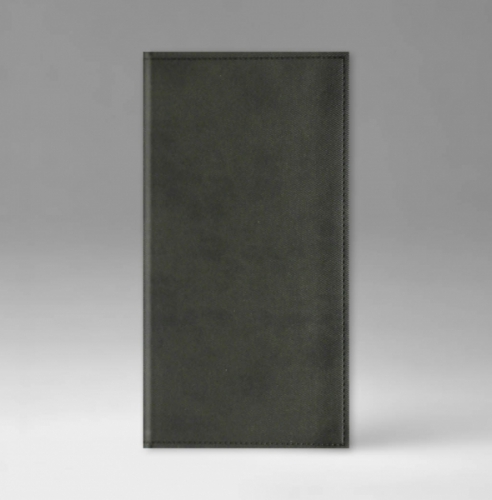 Телефонная книга, с РУС./LAT. регистром, Рубрика, белая, серебряный срез, 8х15 см, фиксированный, Текс, серый