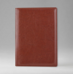 Ежeдневник , датированный, 15х21 см, Планшет, белая, портфолио, Небраска, английский красный