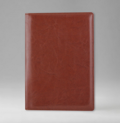 Ежедневник, датированный, Планшет, белая, 15х21 см, на пружине, Небраска, английский красный