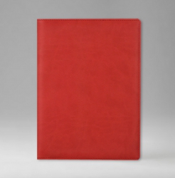 Ежeдневник , датированный, 15х21 см, Планшет, белая, портфолио, Принт, красный