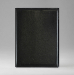 Ежeдневник , датированный, 15х21 см, Планшет, белая, портфолио, Тоскана, черный