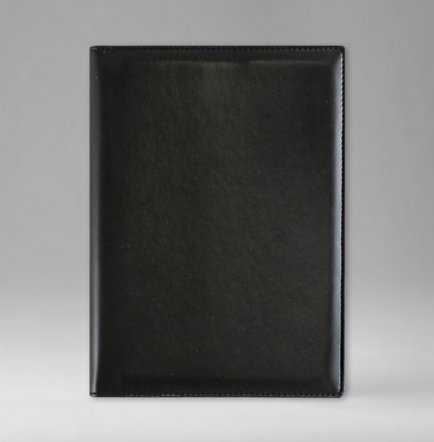 Ежедневник, датированный, Планшет, белая, 15х21 см, на пружине, Тоскана, черный