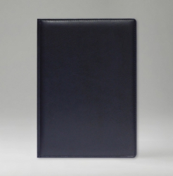 Ежeдневник , датированный, 15х21 см, Планшет, белая, портфолио, Богота, синий