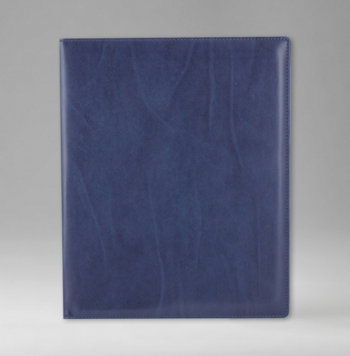 Еженедельник, датированный, Планшет, белая, 21х26 см, на пружине, Тоскана, голубой