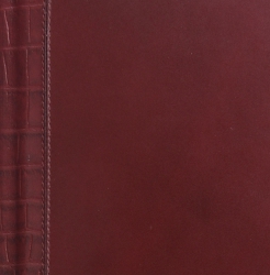 Ежедневник, датированный, Классик, белая, 15х21 см, портфолио люкс, Фиеста Кроко, бордовый