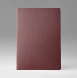 Ежедневник, датированный, Классик, белая, 15х21 см, премиум, Фиеста, бордовый