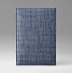Ежедневник, датированный, Классик, белая, 12х17 см, фиксированный, Рете, синий
