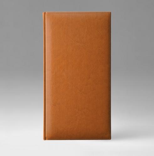 Телефонная книга, с РУС. регистром, Рубрика, джалла, 8х15 см, фиксированный, Небраска, светло-коричневый
