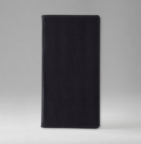 Телефонная книга, с РУС. регистром, Рубрика, джалла, 8х15 см, фиксированный, Тоскана, черный