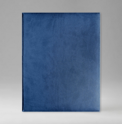 Еженедельник, датированный, Классик, джалла, 21х26 см, фиксированный, Текс, голубой