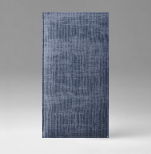Телефонная книга, с РУС. регистром, Рубрика, белая, 8х15 см, фиксированный, Рете, синий