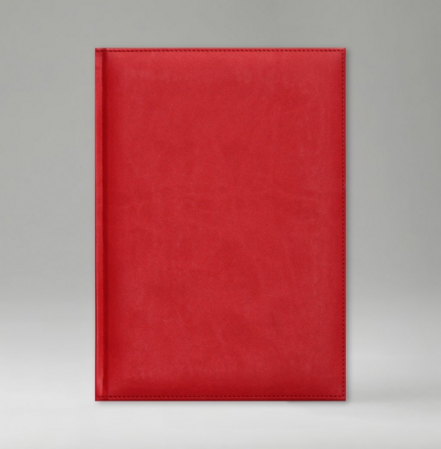 Телефонная книга, с РУС. регистром, Рубрика, белая, 15х21 см, фиксированный, Принт, красный