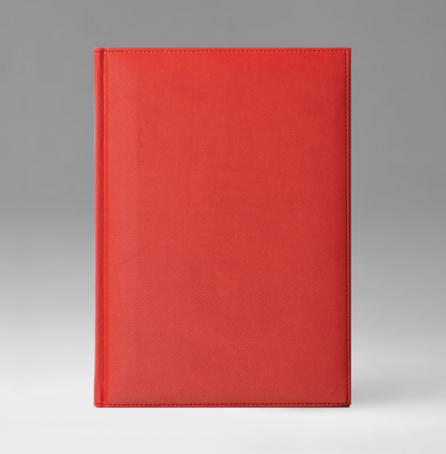 Телефонная книга, с РУС. регистром, Рубрика, белая, 15х21 см, фиксированный, Текс, красный