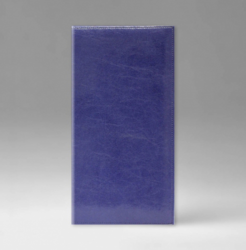 Еженедельник, датированный, Классик, белая, 9х17 см, фиксированный, Имидж, голубой