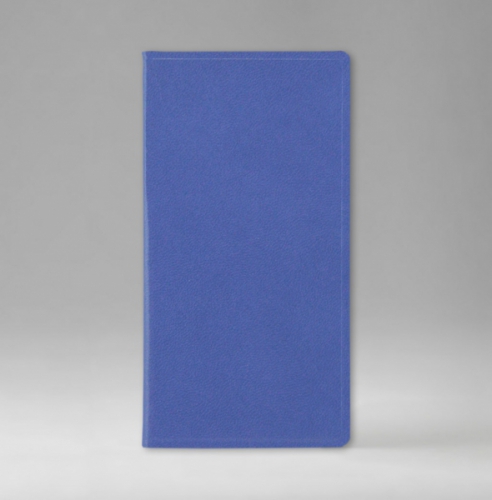 Еженедельник, датированный, Классик, белая, 9х17 см, фиксированный, Карачи, голубой