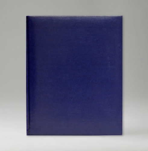 Еженедельник, датированный, Классик, белая, 21х26 см, фиксированный, Каприс, голубой