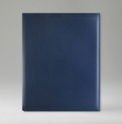 Еженедельник, датированный, Евро, белая, 21х26 см, фиксированный, Богота, голубой