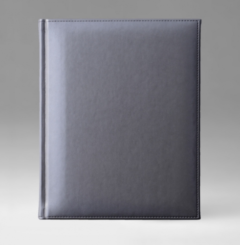 Ежедневник, датированный, Классик, белая, 21х29 см, фиксированный, Каприс, серебристый
