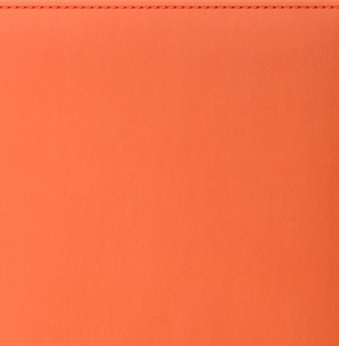 Ежедневник, датированный, Айвори, джалла, 13х21 см, эластик, Принт, оранжевый