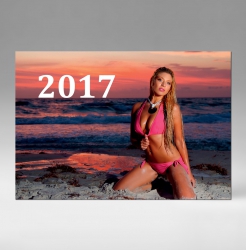 Настенный календарь Девушки и море, бумага мелованная, 2017 Девушки, белый
